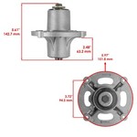 Spindle Assembly For Simplicity SZT 150 ZT 1842 ZT 2042 42" 46" Zero-Turn Mower gallery