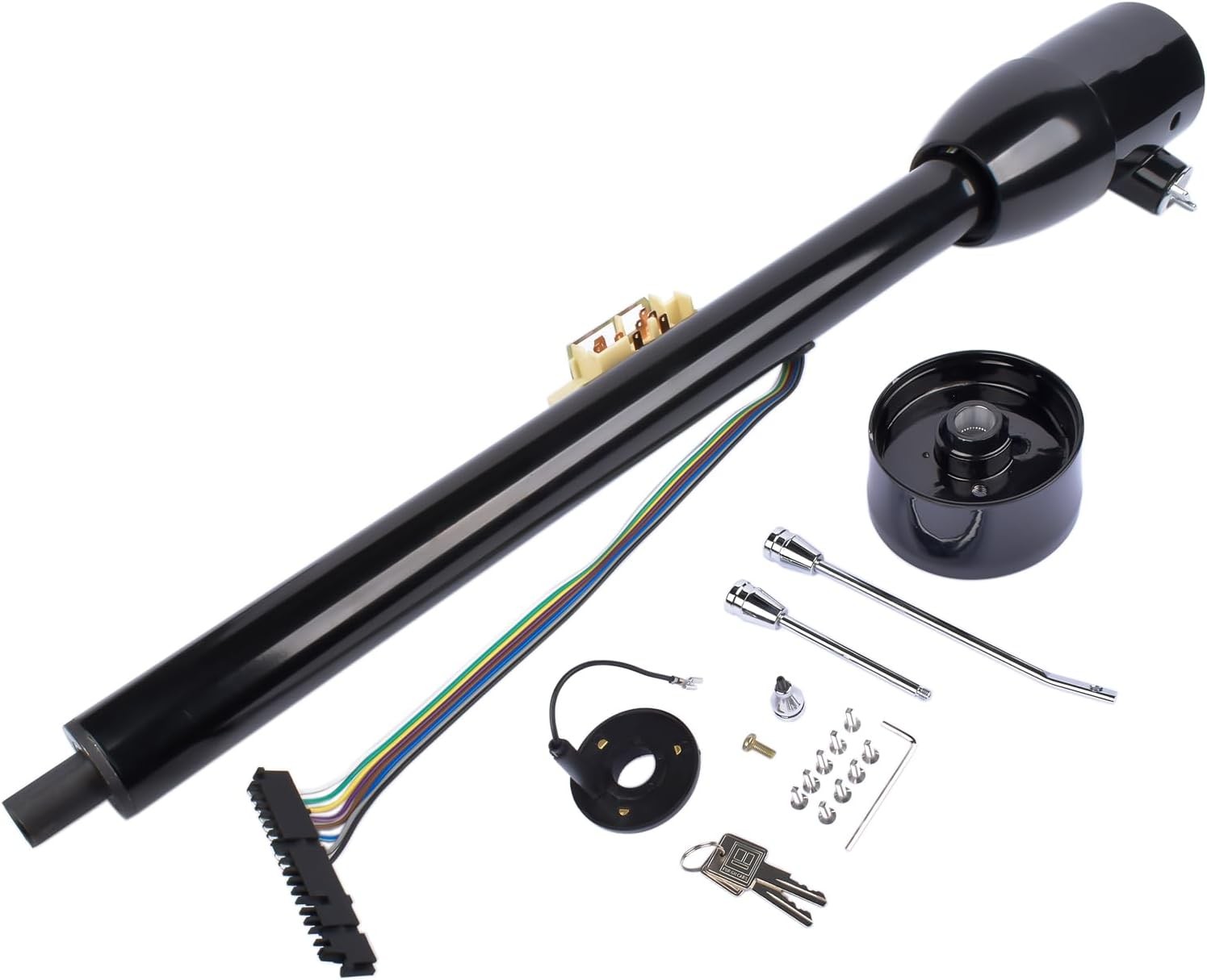 GELUOXI Replacement for GM 32 Inch Tilt Manual Steering Column Floor Shift Hot R gallery