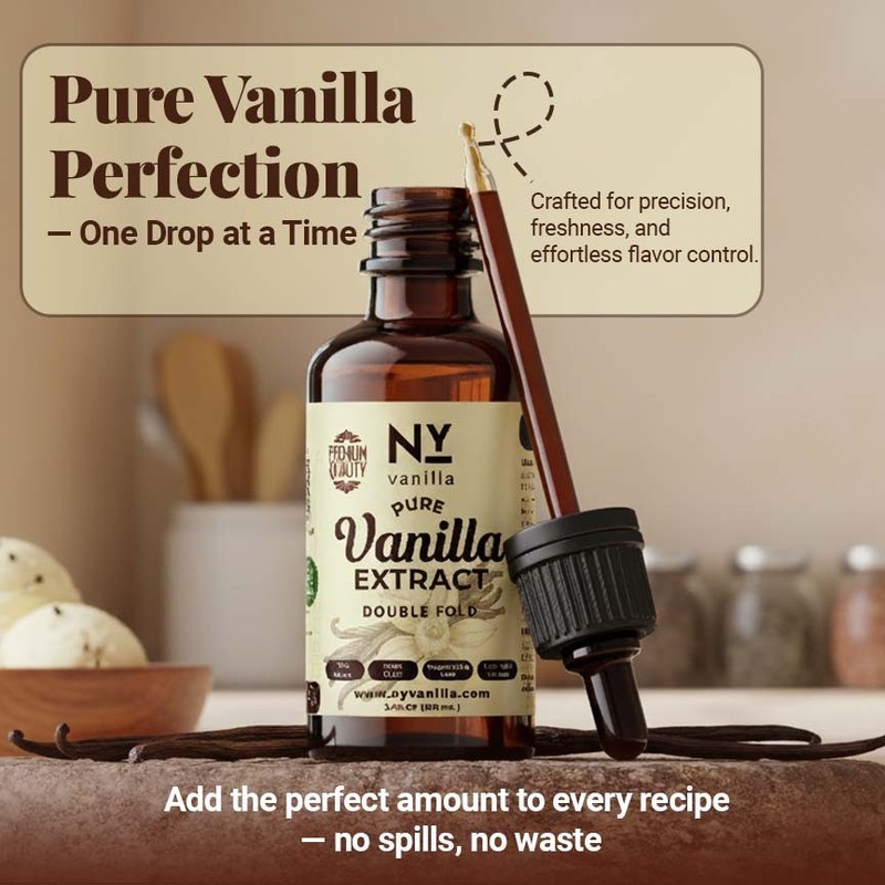 100 ml Pure Vanilla Extract Double Fold Vanilla Bean Extract Extrait De Vanille gallery