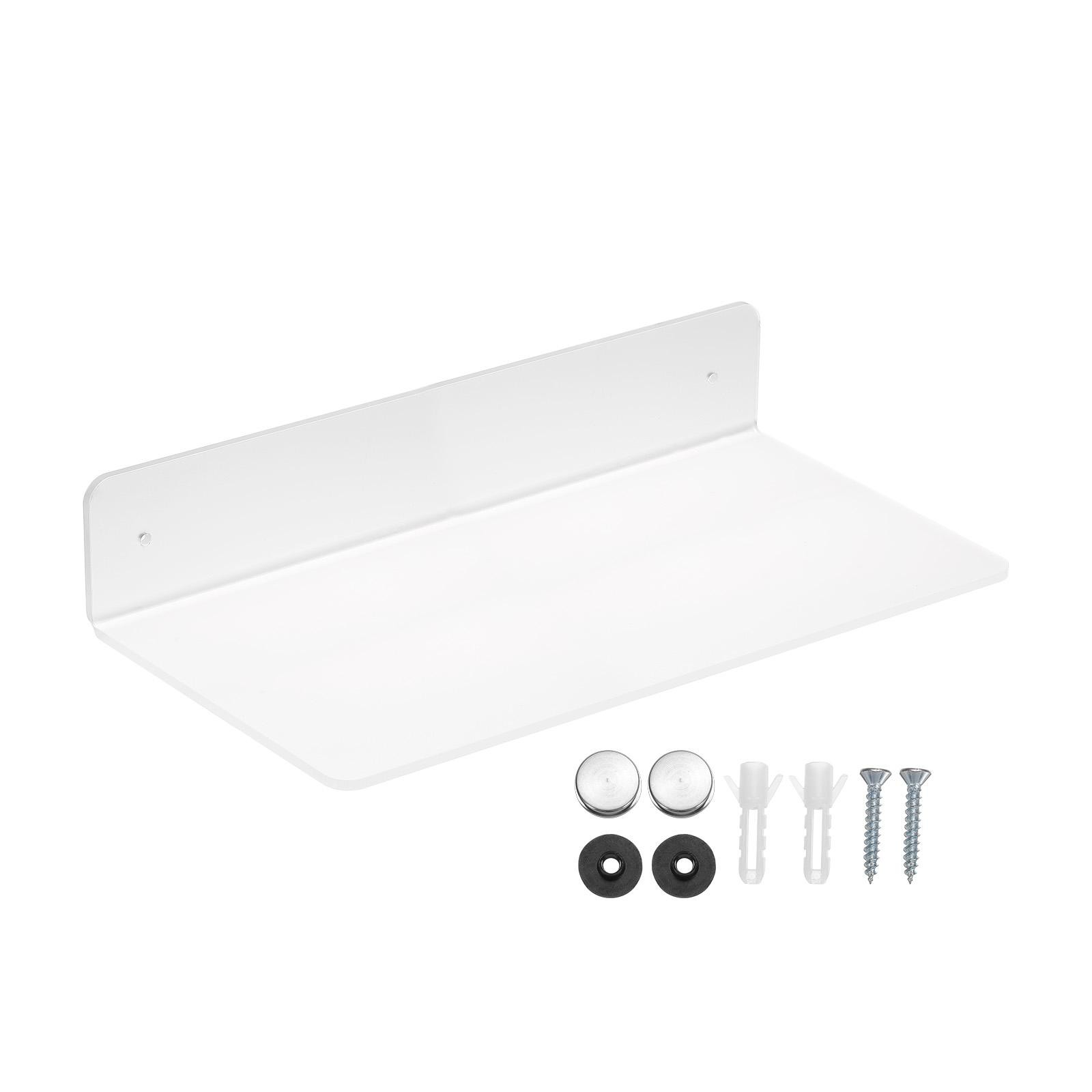 Acrylic Floating Shelf 11.81 x 5.91 Inch Floating Wall Mounted Shelf Transparent gallery