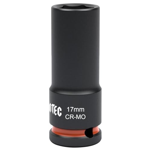 1/2 Inch Drive - 17mm Impact Socket with Anti-Rounding 6 Point 17MM Deep gallery