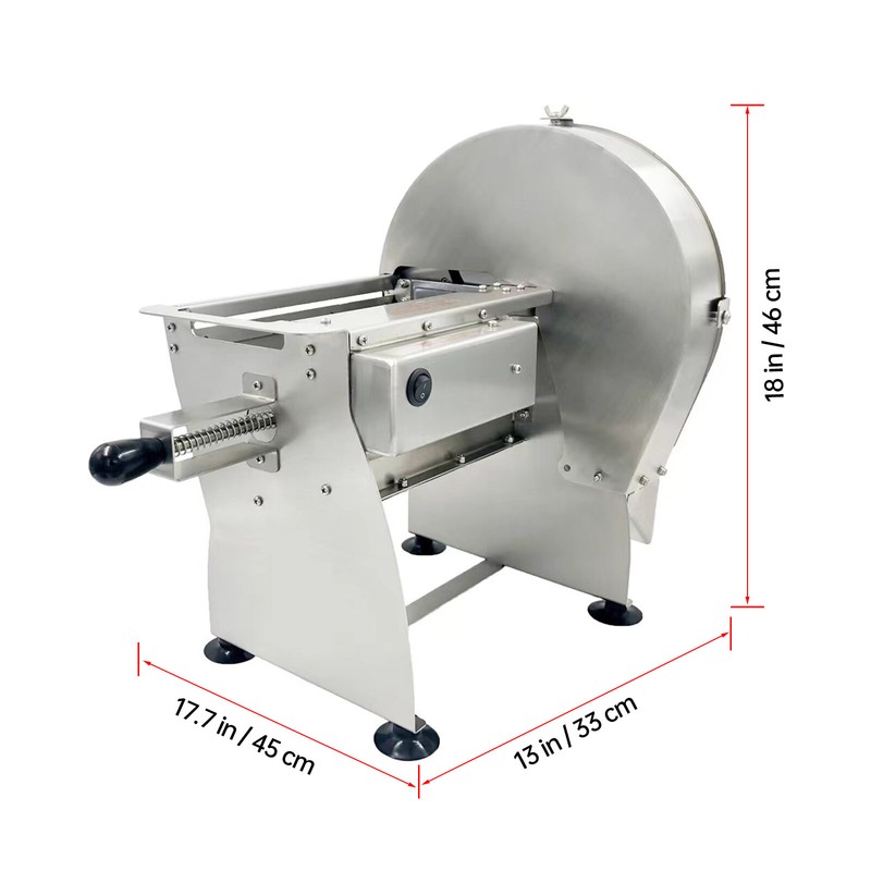 Fruit Vegetable Slicing Machine Cabbage Shredder Silver Commercial Potato Slicer gallery
