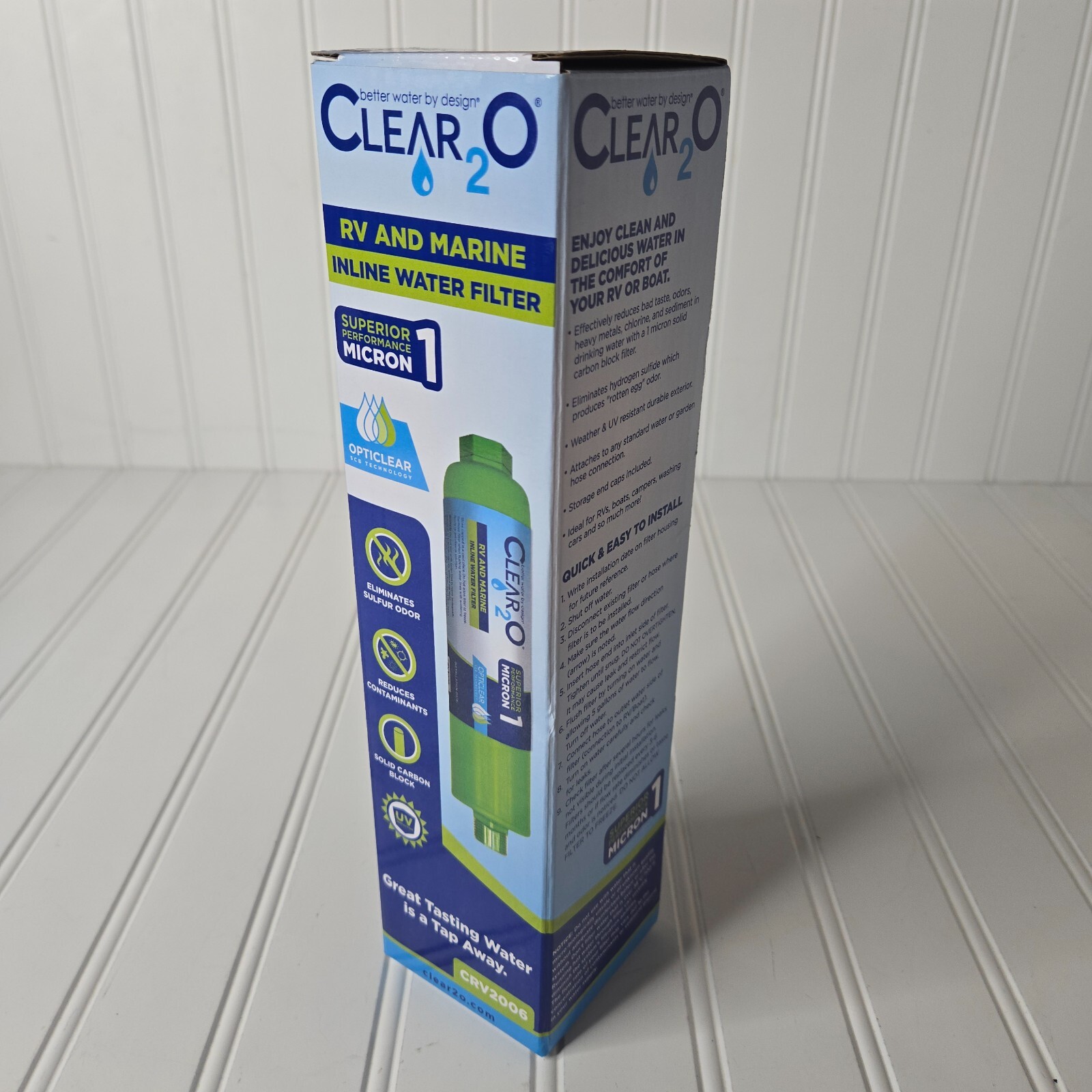 Clear2O CRV2006 RV and Marine Inline Water Filter gallery