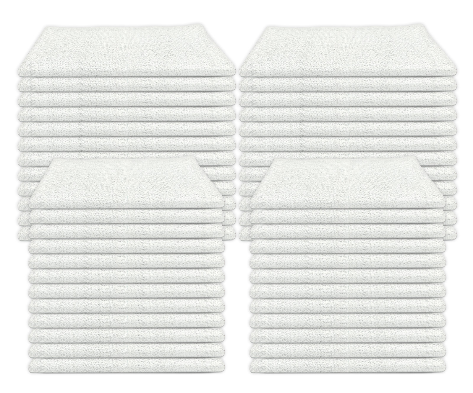 NEW 48 PACK 4 DOZEN WHITE KITCHEN CLEANING BAR TOWELS BARMOPS HEAVY DUTY 16X19 gallery