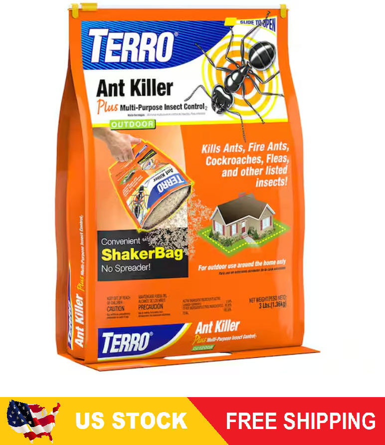 TERRO 3 lb. Outdoor Ant Killer Plus Multi-Purpose Insect Control Granules gallery