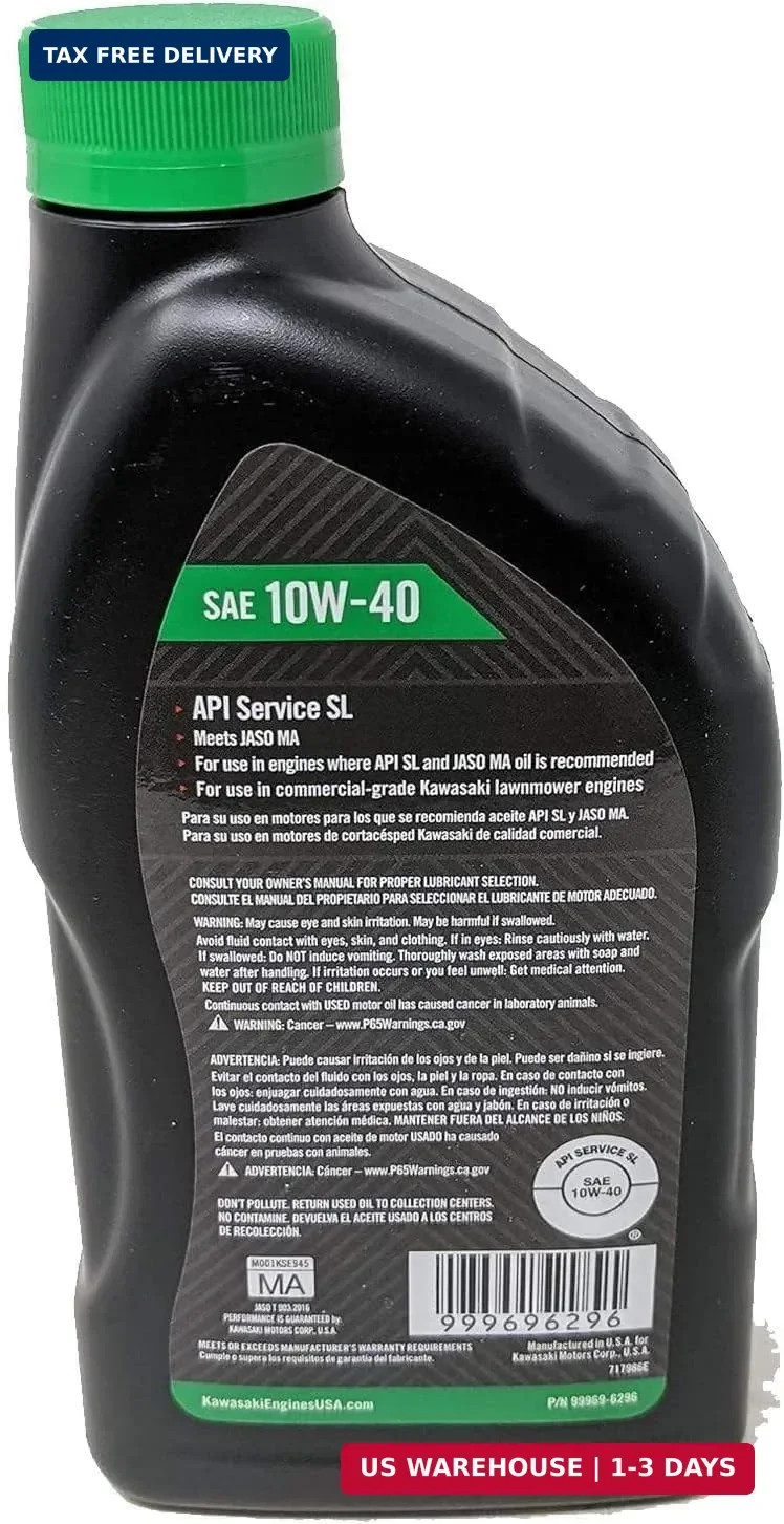 Power Performance 10W-40 Oil Change Kit for Kawasaki 49065-0721 (0736) and Fuel gallery