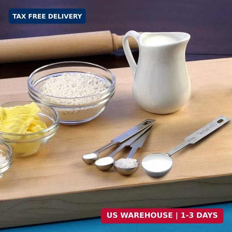 5PCS Measuring Spoons Set, Include 1/8,1/4,1/2,1 tsp, and 1tbsp Cup | Measuring gallery