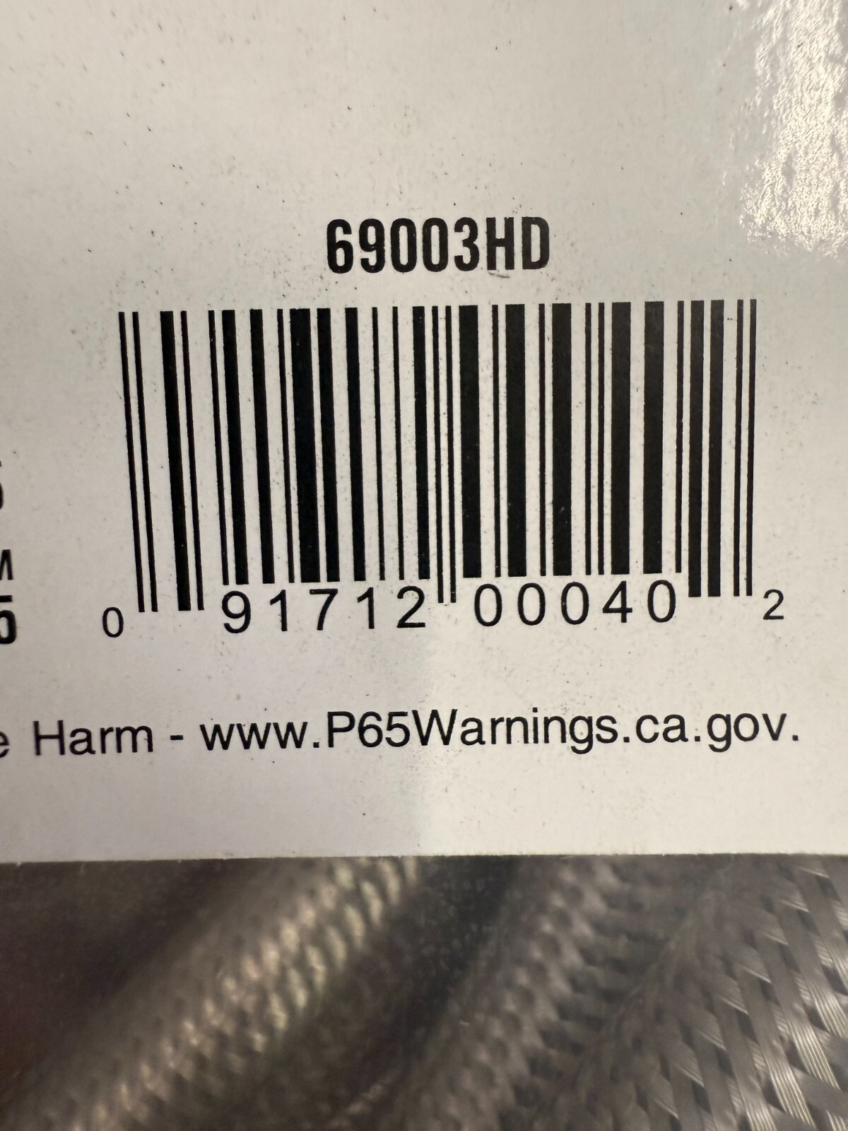 (4) Everbilt 90° Stainless 4" Washing Machine Connectors, Polymer Coated 69003HD gallery