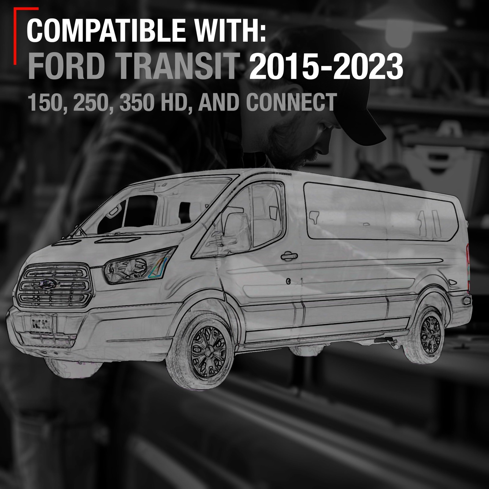 Exterior Door Handle, Right Sliding Door for Ford Transit - Exterior Rear Sli... gallery