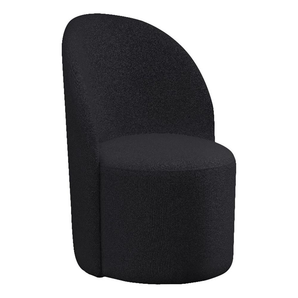 Pemberly Row Contemporary Black Fabric Accent Chair - 24"W x 26"D x 35"H gallery