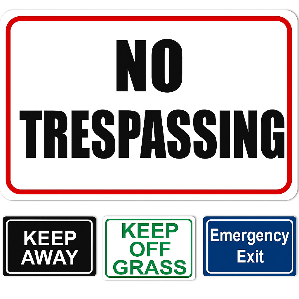Personalized Custom Metal Aluminum Sign for Outdoor, Indoor, Home Office, Yard gallery