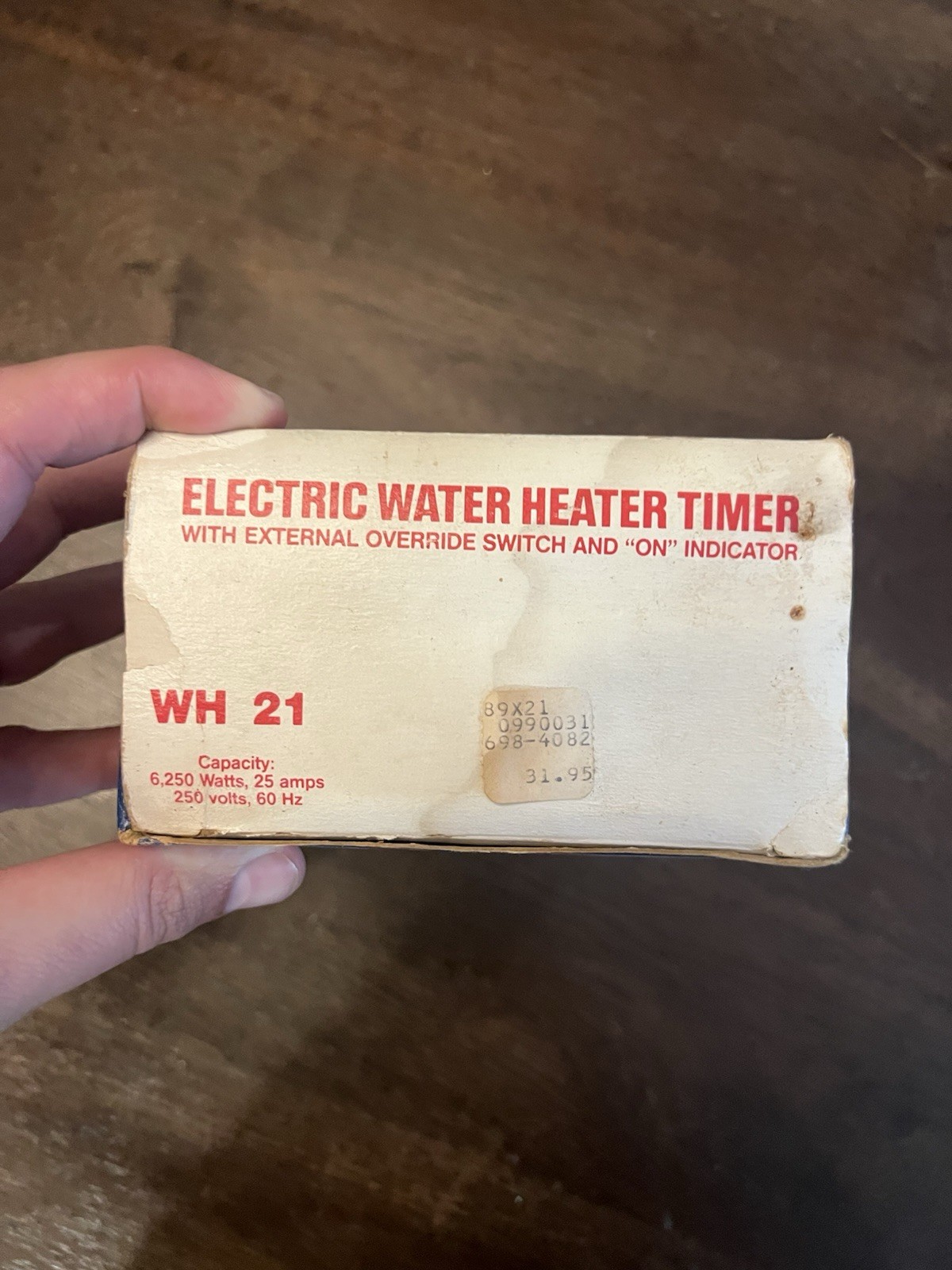 Intermatic WH 21 Electric Water Heater Timer New 250 Volt Bypass gallery