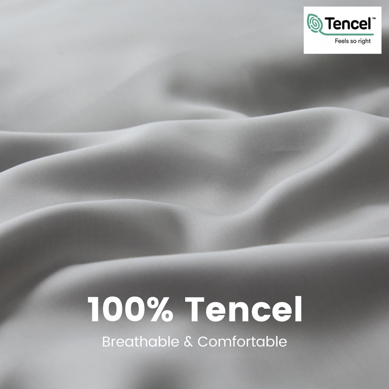 Simple&Opulence Simpleopulence 100 Lyocell Tencel Duvet Cover Set 3 Pieces gallery