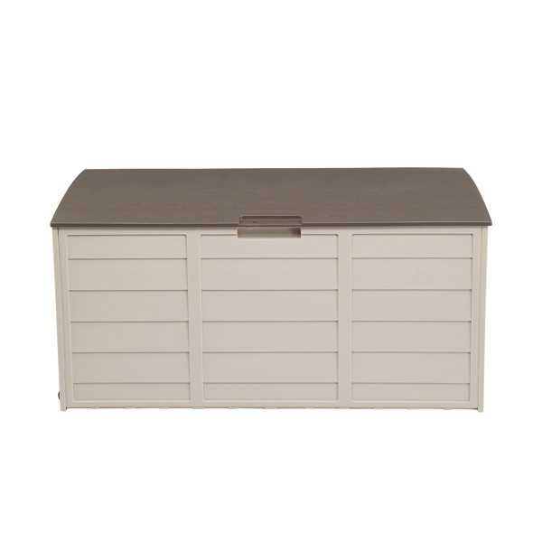 75gal 130lb Brown Plastic Patio Storage Box gallery