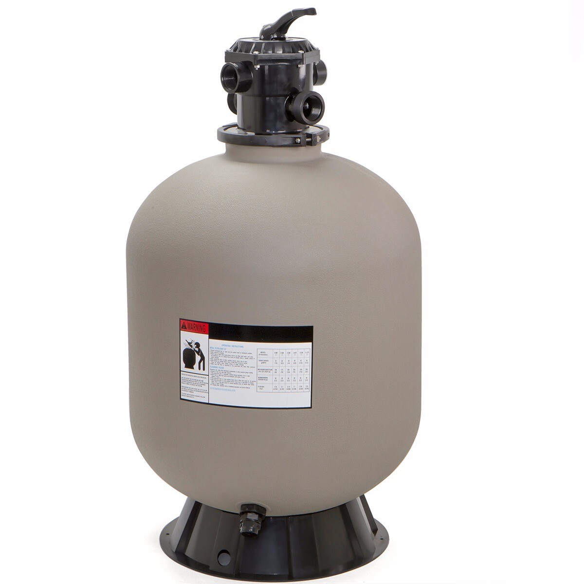 24" Swimming Pool Sand Filter System + 7-Way Valve Inground and above new gallery