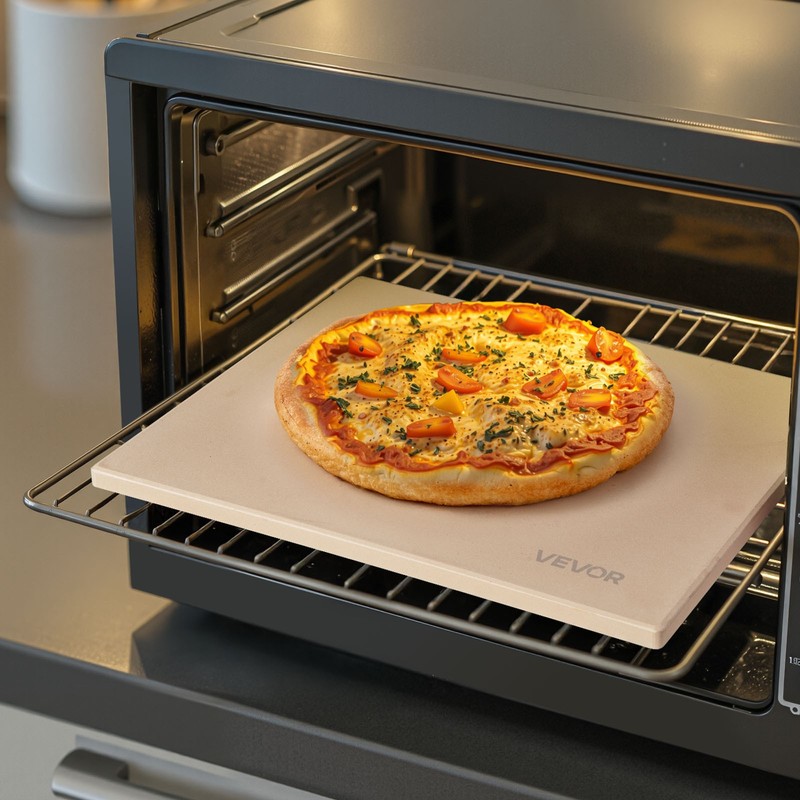 VEVOR Pizza Stone 20 x 14 in Rectangular Baking Stone for Oven & BBQ Grilling gallery