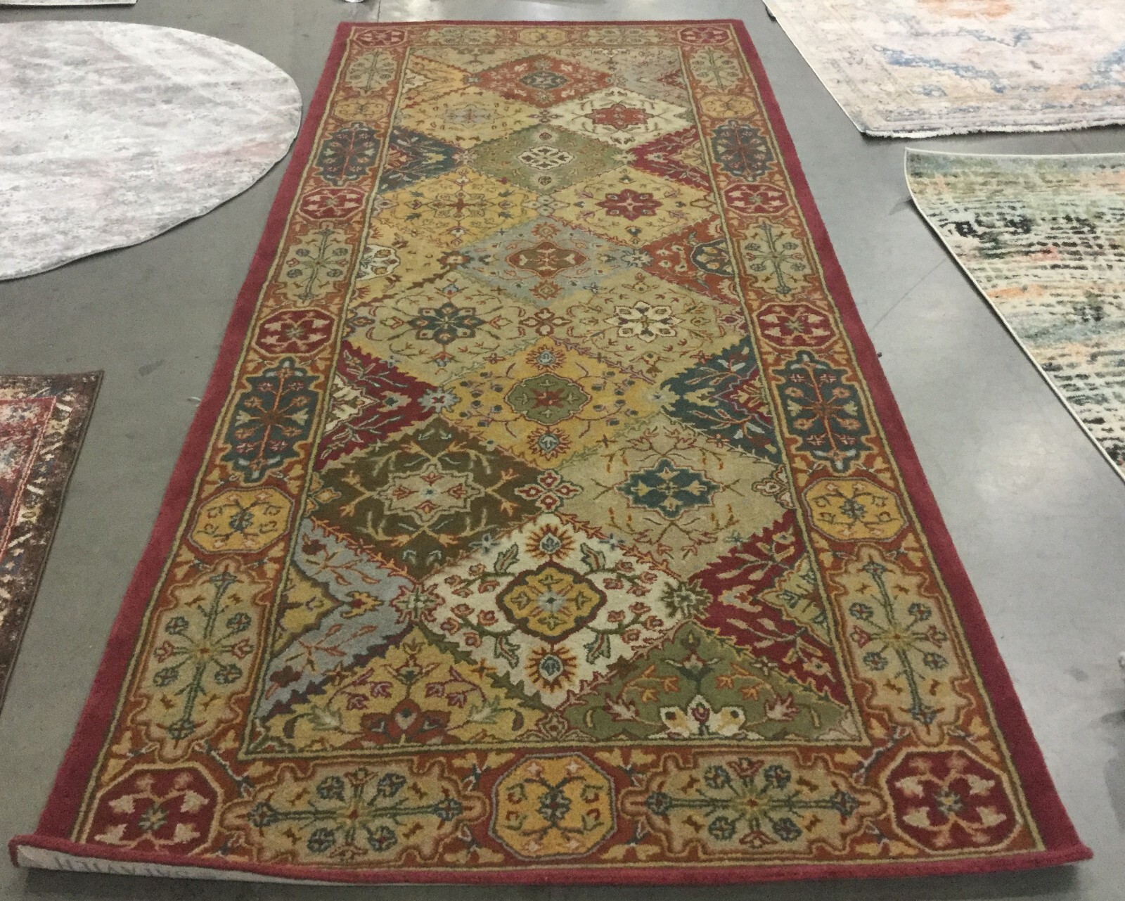 MULTI 5' X 12' Broken Thread Rug, Reduced Price 1172654737 HG512A-512 gallery