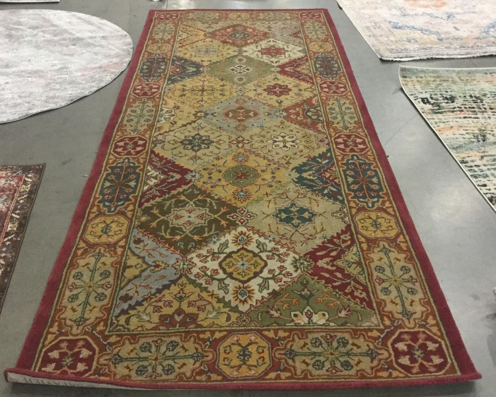MULTI 5' X 12' Broken Thread Rug, Reduced Price 1172654737 HG512A-512