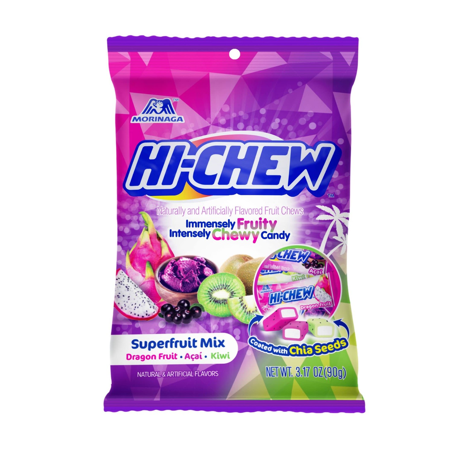HI CHEW Assorted Fruit Candy 6 Bags Grape Strawberry Kiwi Mango Watermelon gallery