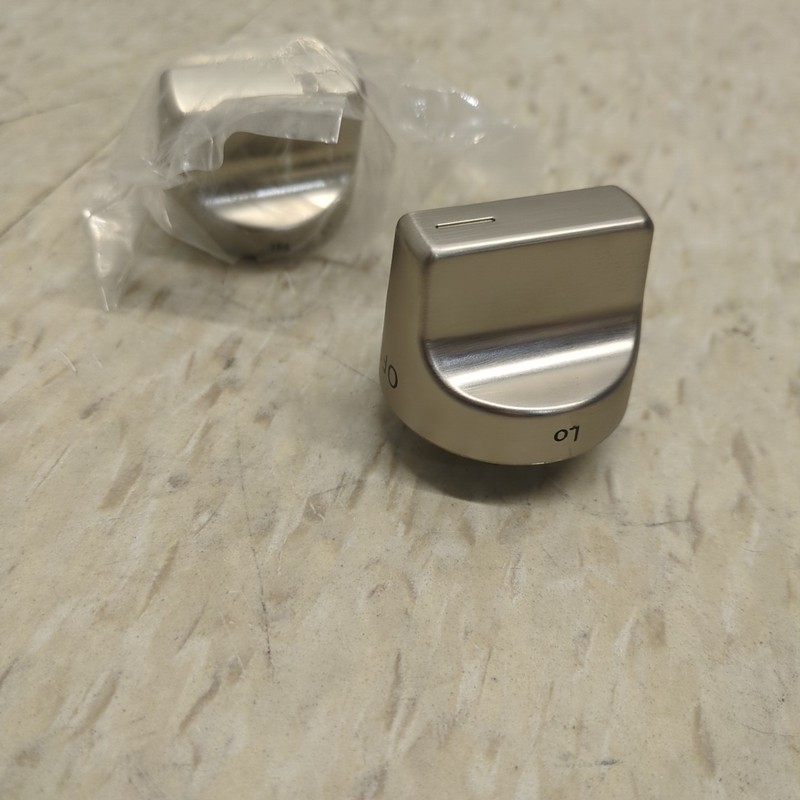 Qty 2 W11239985 Control Knob Compatible with Whirlpool Gas Ranges Replace Sliver gallery