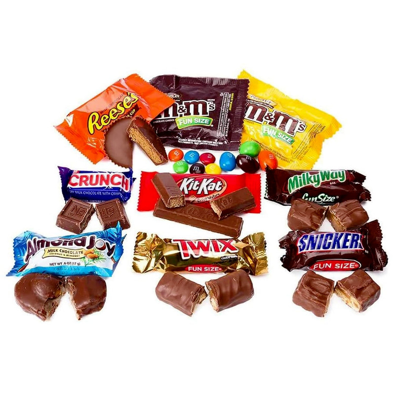 Fun Size Assorted Chocolate Bulk Mix Variety Pack - 2 Lb /3 Lb /4 Lb /5 Lb /6 Lb gallery