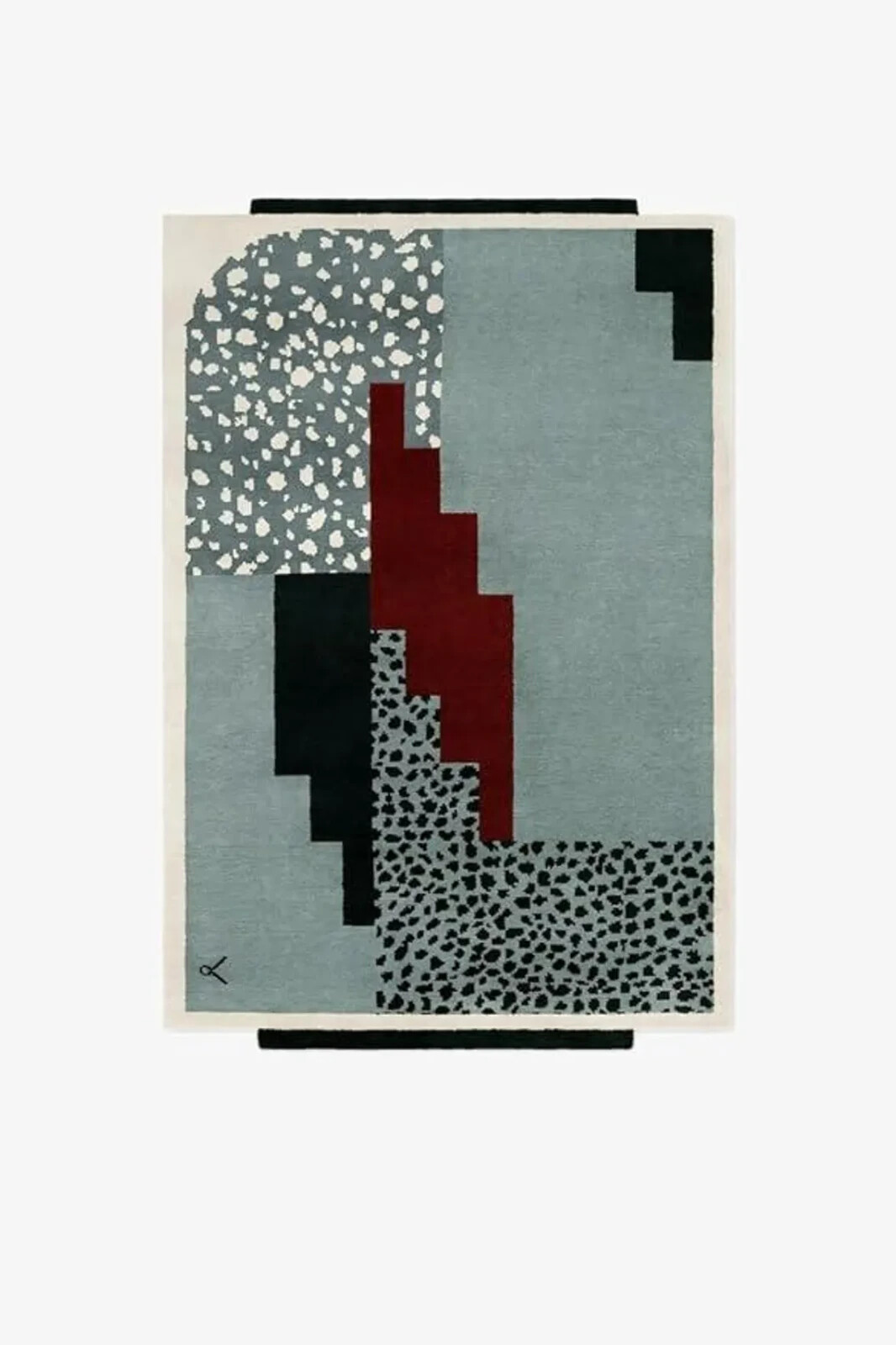 Rugs 8x10 Irregular Shaped, Tufted Rug Abstract, Multicolor Tufted Custom gallery