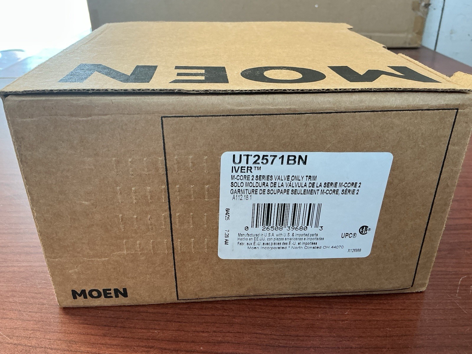 NEW Moen UT2571BN IVER M-Core 2 1-Handle Valve Trim Only Brushed Nickel B278 gallery