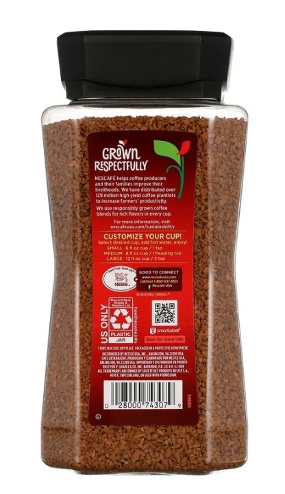 4 Jars Nescafe Taster's Choice Instant Coffee House Blend 14 OZ Ea Jar EXP 02/27 gallery