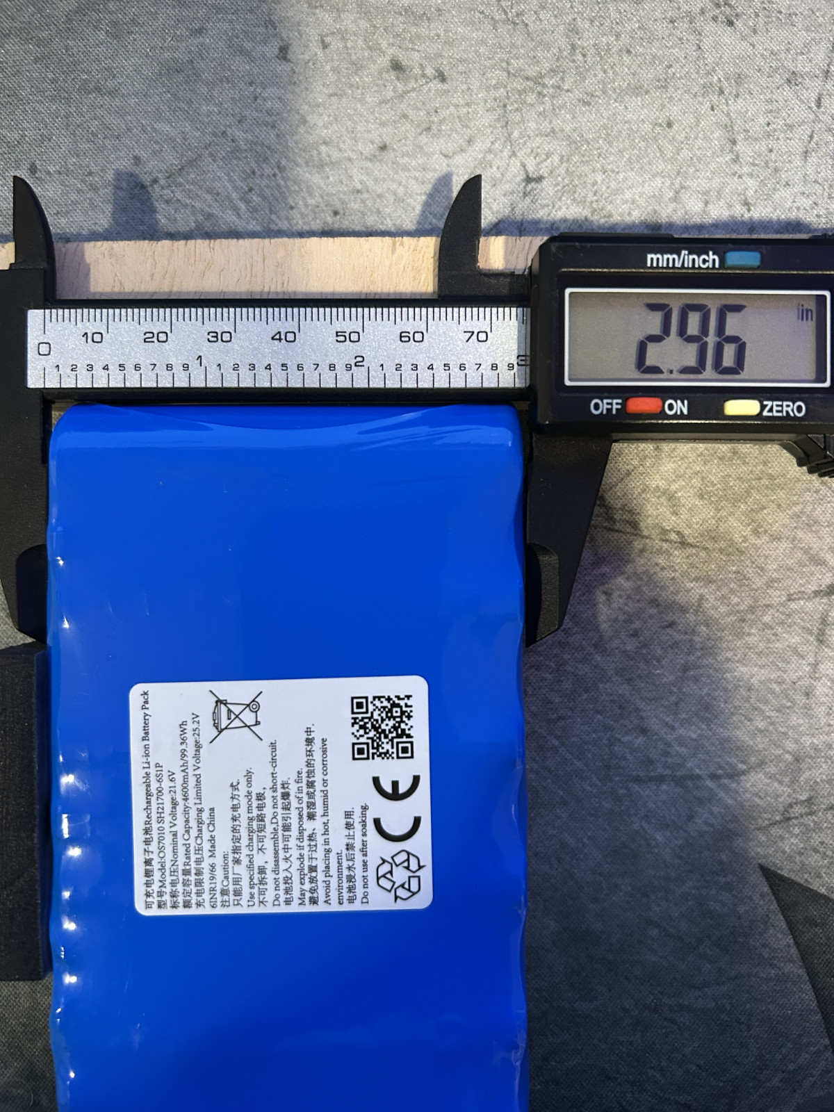 Replacement Battery for Wybot C1 Pro Cordless Pool Vacuum gallery