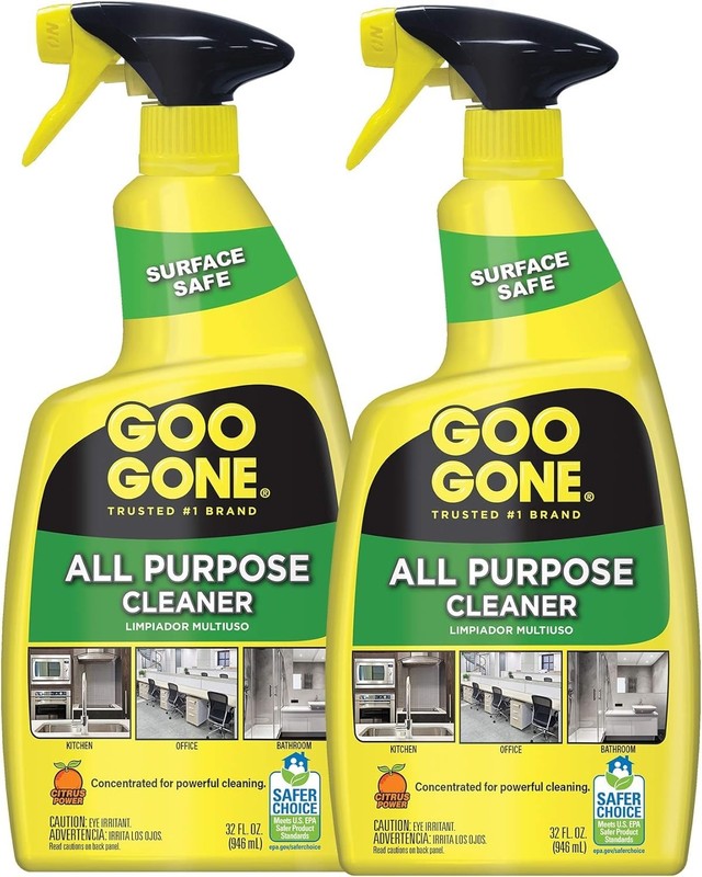 Versatile All-Purpose Cleaner - Citrus Scent - 64oz Plant-Based Spray Duo gallery
