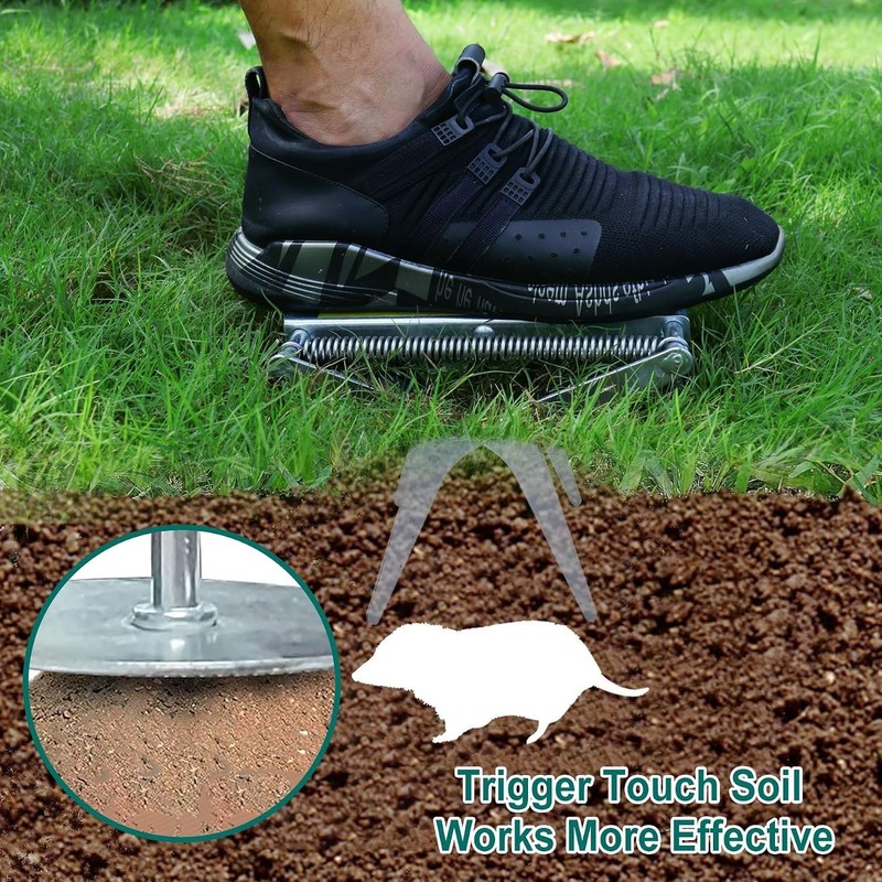 POlAFLEX Mole Traps,Easy Setup Mole Traps that Kill The Best,Reusable Mole gallery