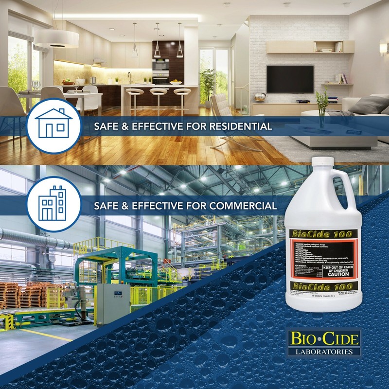 Biocide 100 Multi-Purpose Disinfectant Spray | DIY Mold, Mildew, Fungi Remover gallery