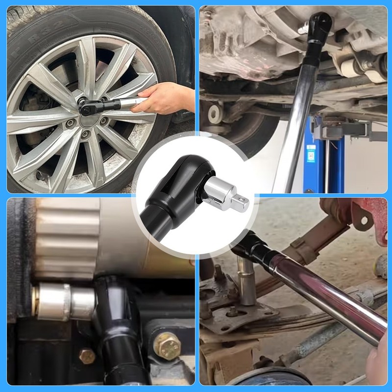 1/2" Offset Extension Wrench Impact Ratchet Extender High Torque Impact Tool gallery