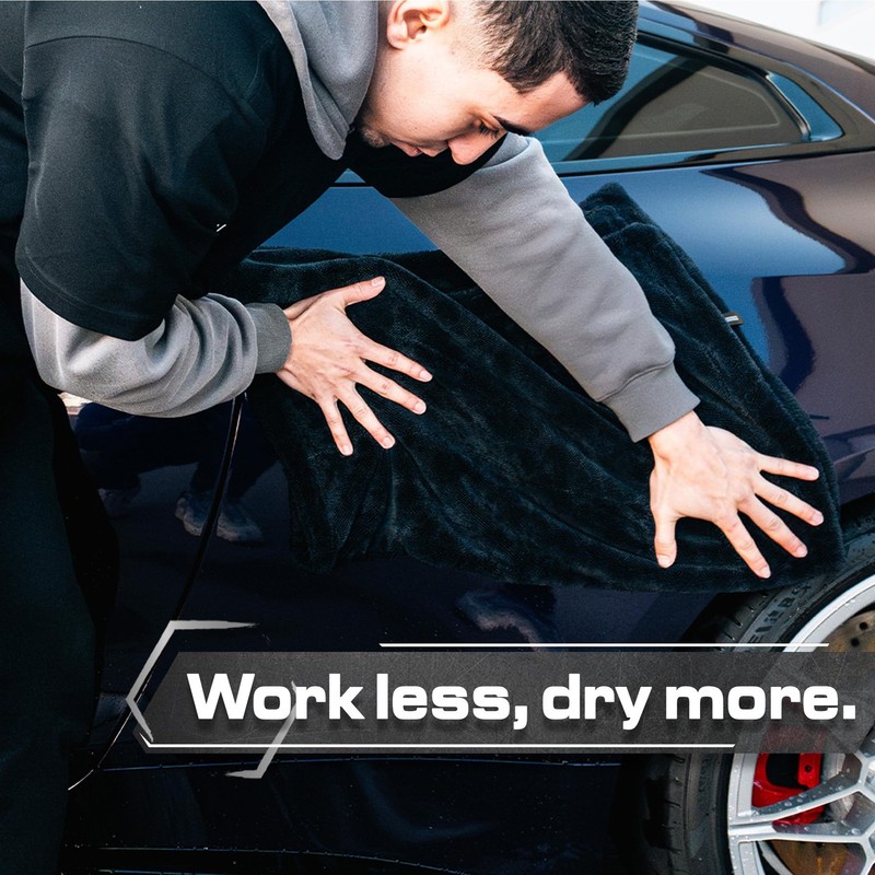 Blackline 2ft x 3ft XL Microfiber Drying Towel - 1300 GSM No Streaks gallery