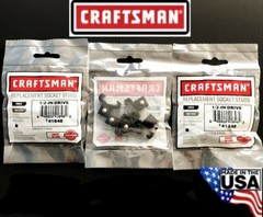 15 CRAFTSMAN 1/2″ BLACK REPLACEMENT SOCKET STUDS RACK RAIL CLIPS 941848 USA MADE
