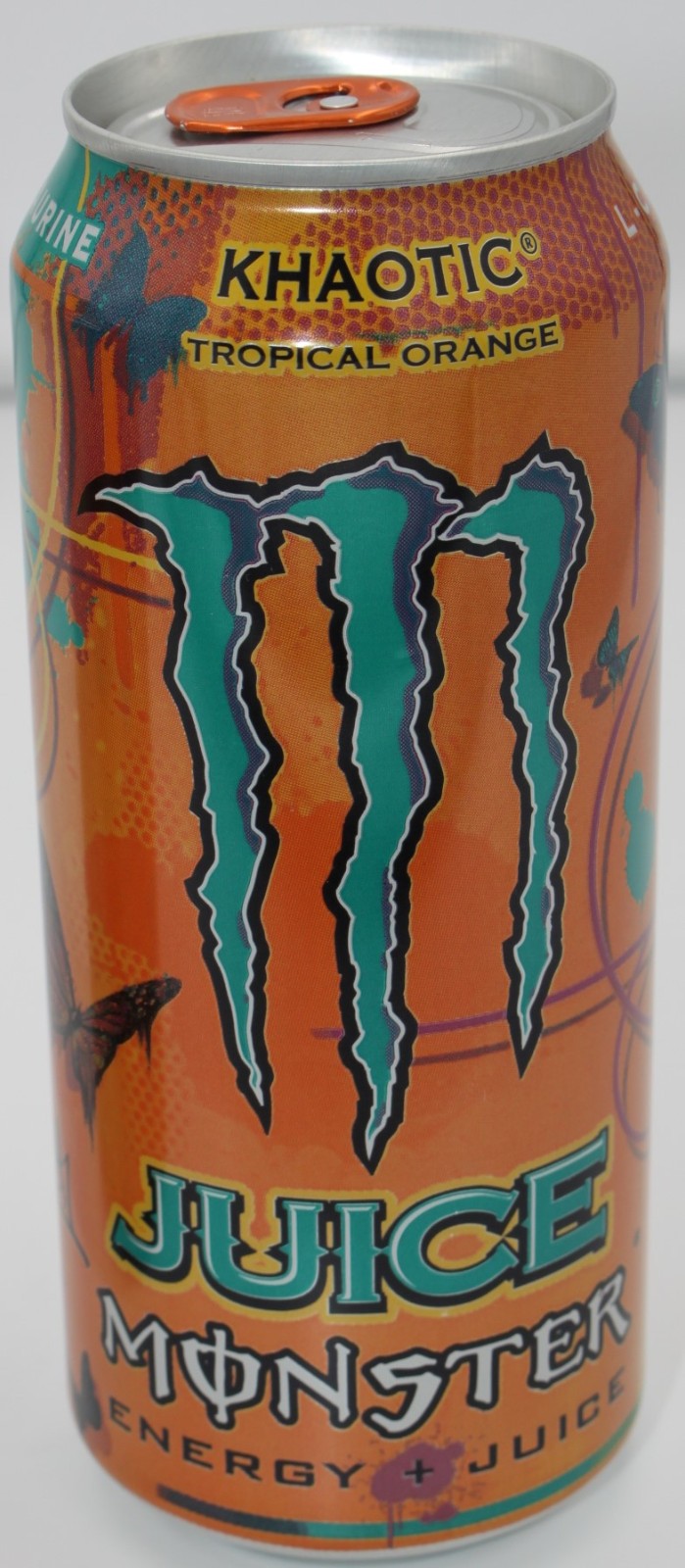 Monster Juice (2-Pack) Khaotic Tropical Orange Energy Drink (2) 16 oz Cans NEW gallery