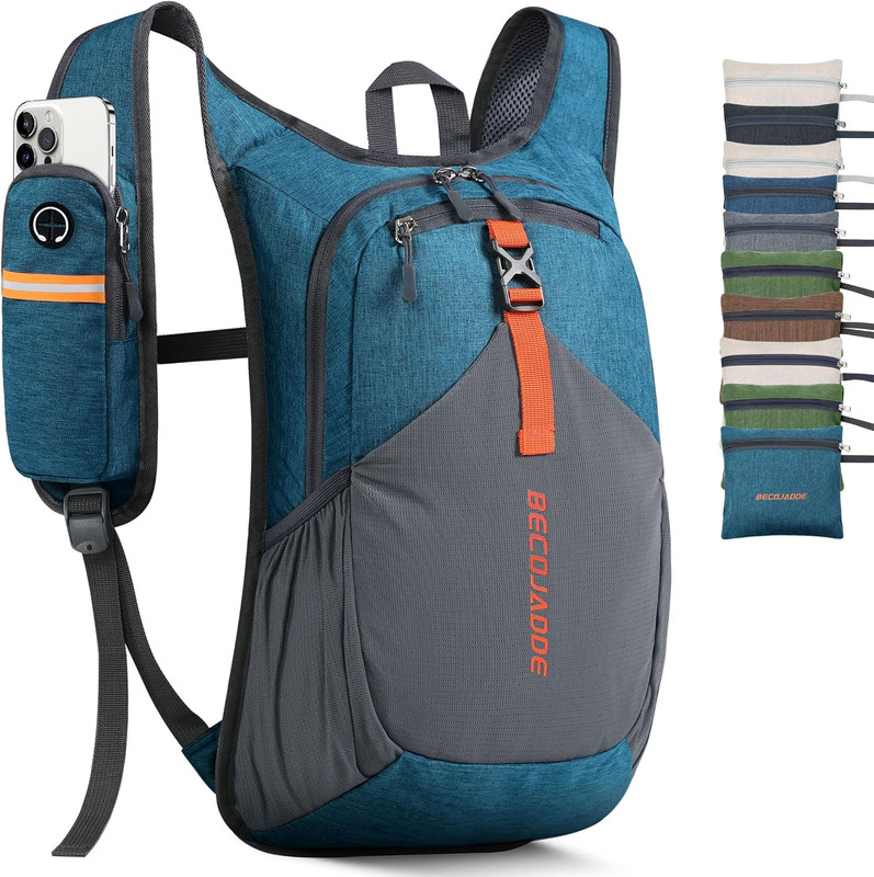 15L Small Hiking Backpack for Men Women Foldable Packable Back Pack Ultraligh…