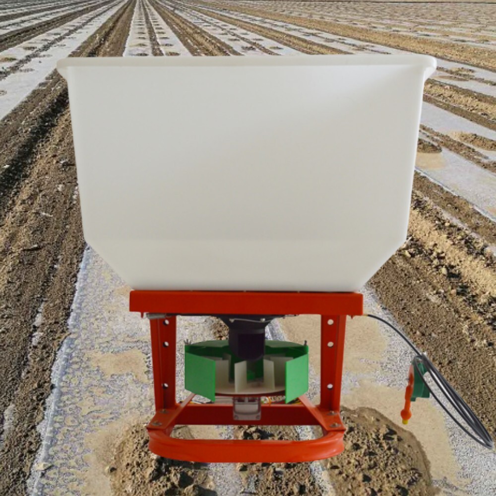 265lbs Capacity Fertilizing Machine 180W Tractor Front-mounted Electric Seeder gallery