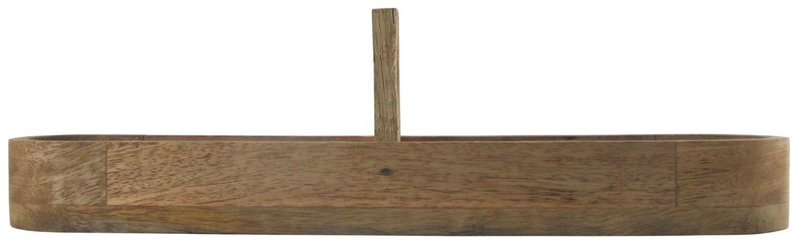 Creative Co-Op Mango Wood Cracker Tray Rustic Farmhouse Breadstick Holder gallery