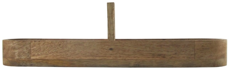 Creative Co-Op Mango Wood Cracker Tray Rustic Farmhouse Breadstick Holder gallery