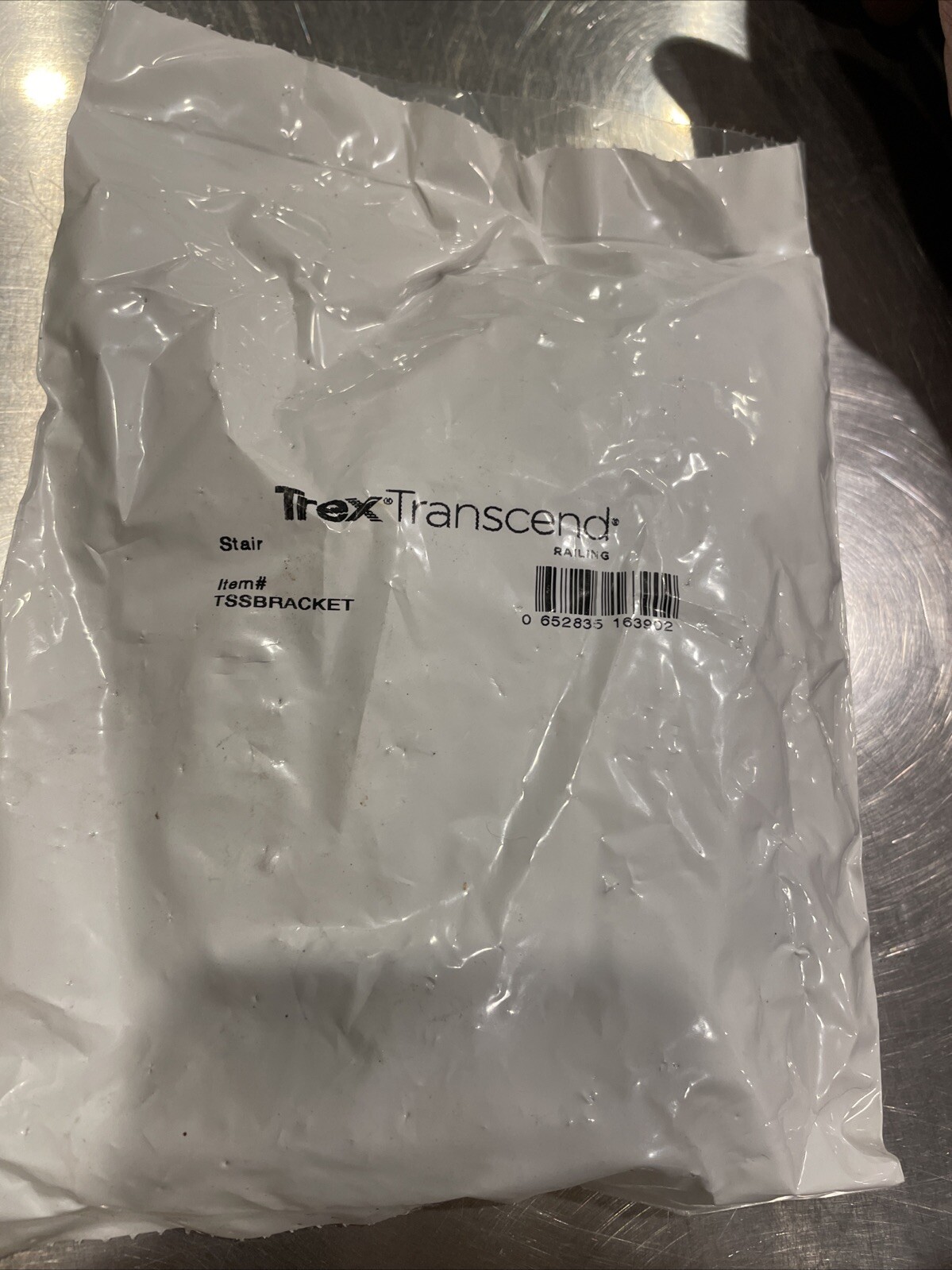 Trex Transcend Rail Support Black Bracket Pack TSSBRACKET (stairs) gallery