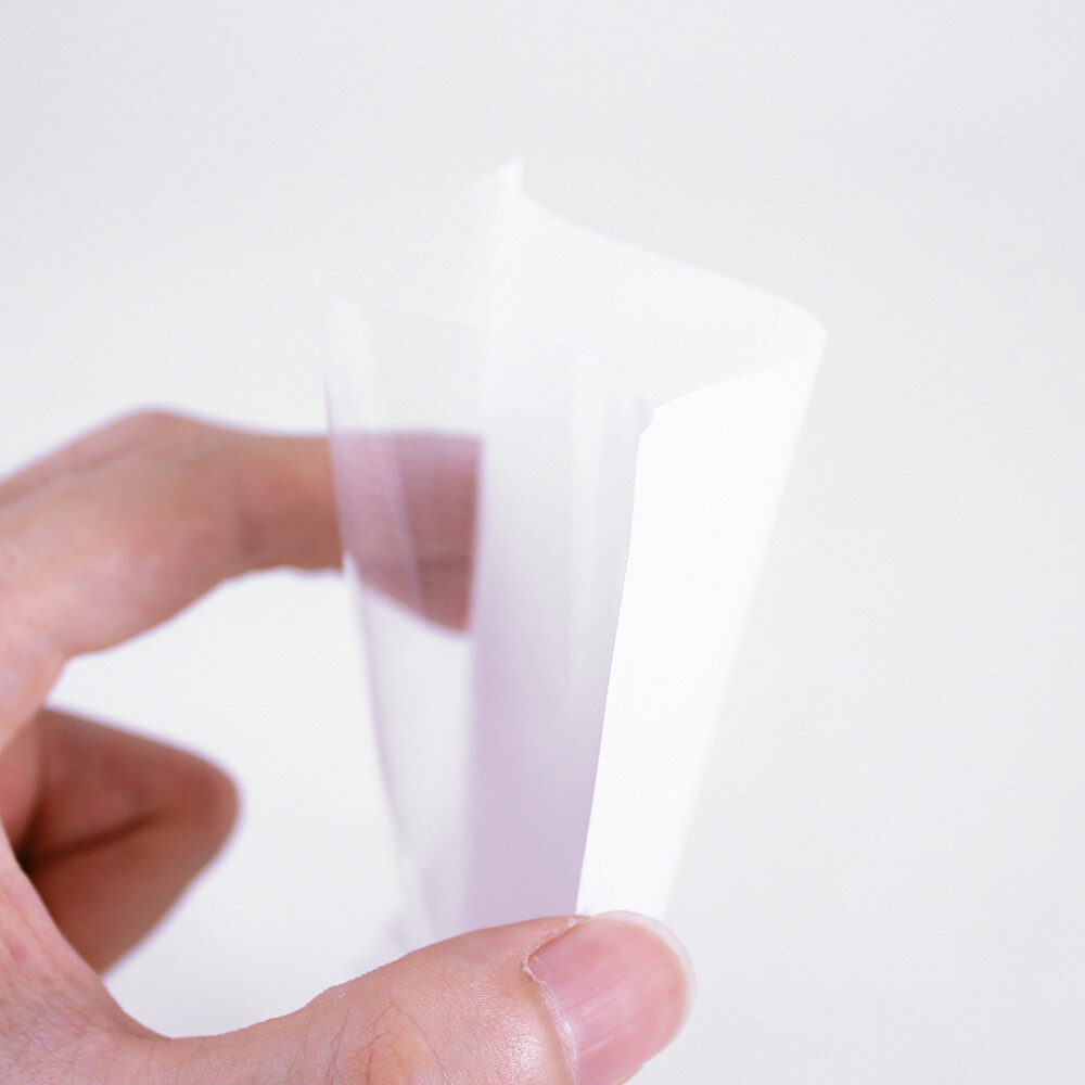 100 Clear White Mylar Tea Nut Coffee Sample Bags Heat Seal Open Fill Bags 2x3.5"