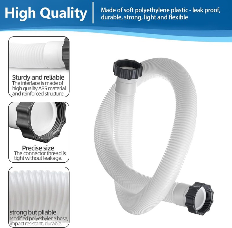 29060E For Intex 1.5" Diameter Accessory Pool Pump Replacement Hose - 59" Long gallery