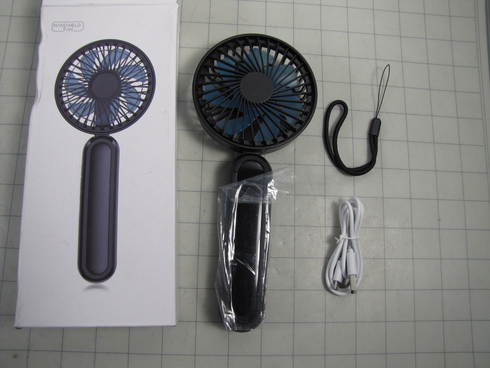 Handheld Rechargeable Fan ABS+PP NEW gallery