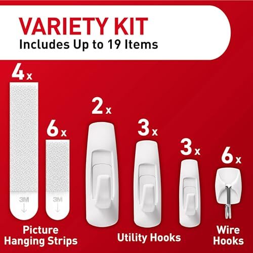 Command Variety Pack Picture Hanging Strips and Hooks for Damage Free Hanging gallery