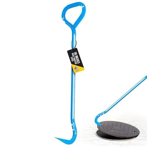 T&T Tools Top Popper Manhole Hook – Heat 36-Inch Alloy Steel Rotated Handle gallery