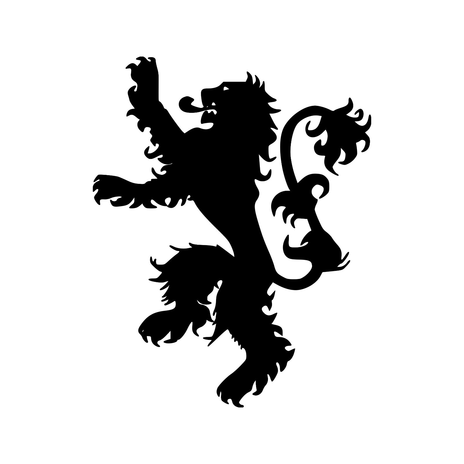 HERALDIC LION V2 Vinyl Decal Sticker - Coat of Arms Heraldry Genealogy gallery