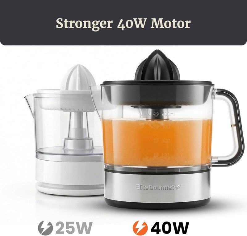 Efficient 40W Citrus Juicer for Oranges, Lemons & Limes - Easy Clean & BPA-Free gallery