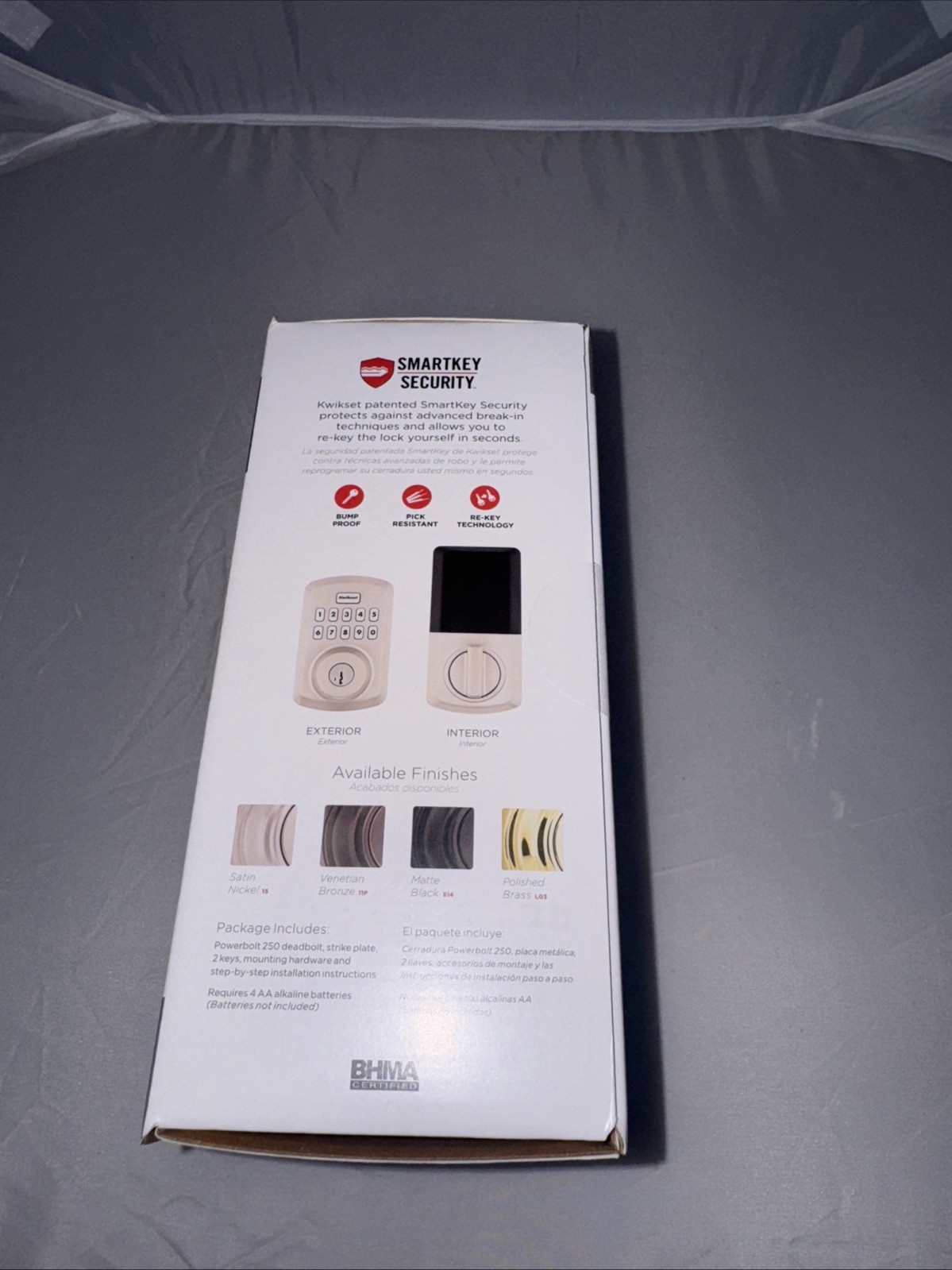 Kwikset Powerbolt 250 10-Button Keypad Satin Nickel Electronic Lock FREE SHIP gallery