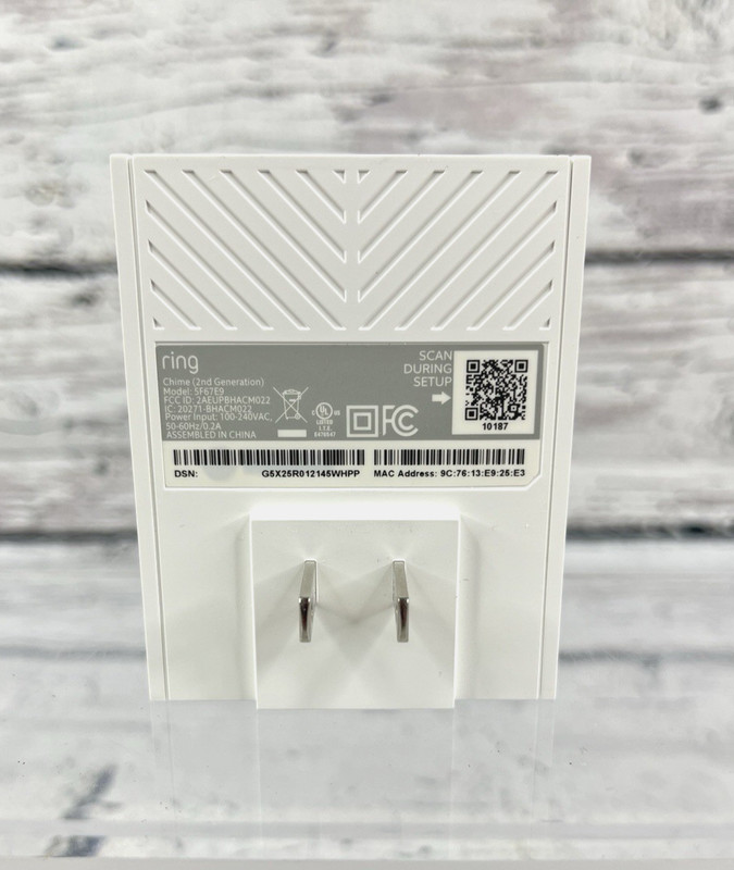 Ring Door Chime (2nd Generation) 5F67E9 Plug In Device - White gallery